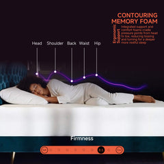 Dreamatter Urban 10" Bamboo Charcoal Memory Foam Mattress