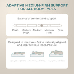 Heim Nest 10" Cooling Memory Foam Mattress