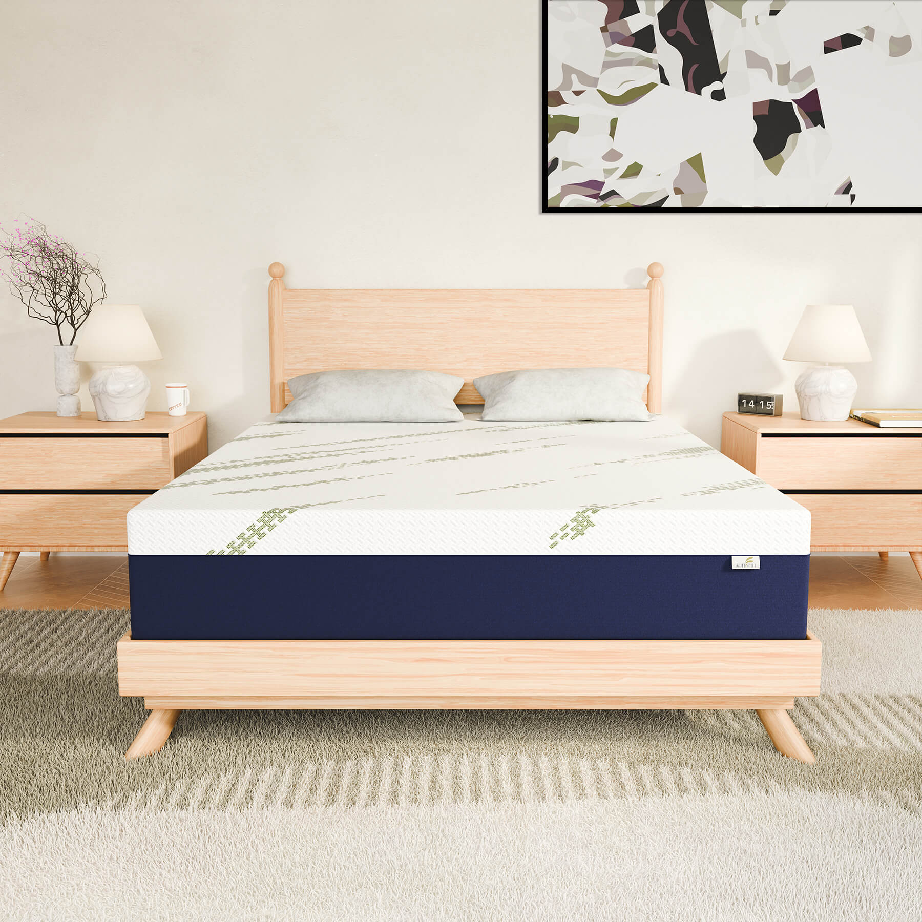 Konfein 10 Inch PurrLuxe Graphene Memory Foam Mattress