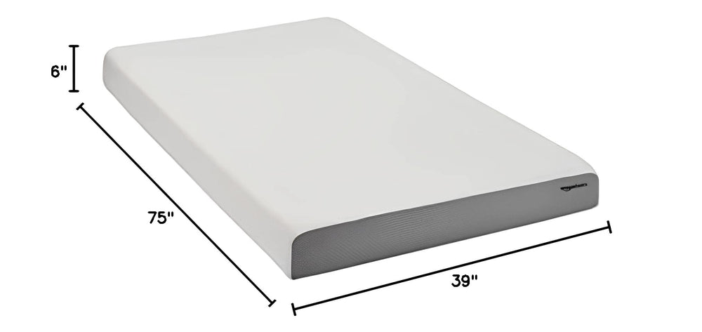 
                  
                    Amazon Basics 6’’ Plush Memory Foam Mattress- Twin
                  
                