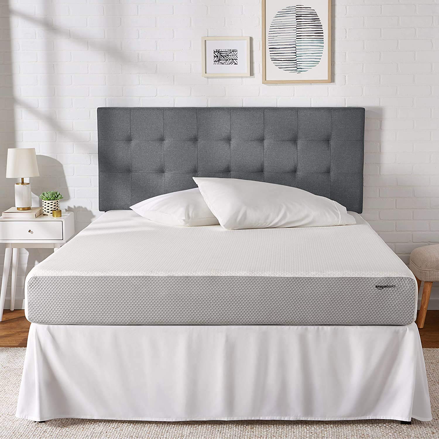 Amazon Basics 8’’ Plush Memory Foam Mattress- Full