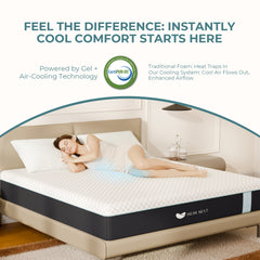 Heim Nest 12" Cooling Memory Foam Mattress