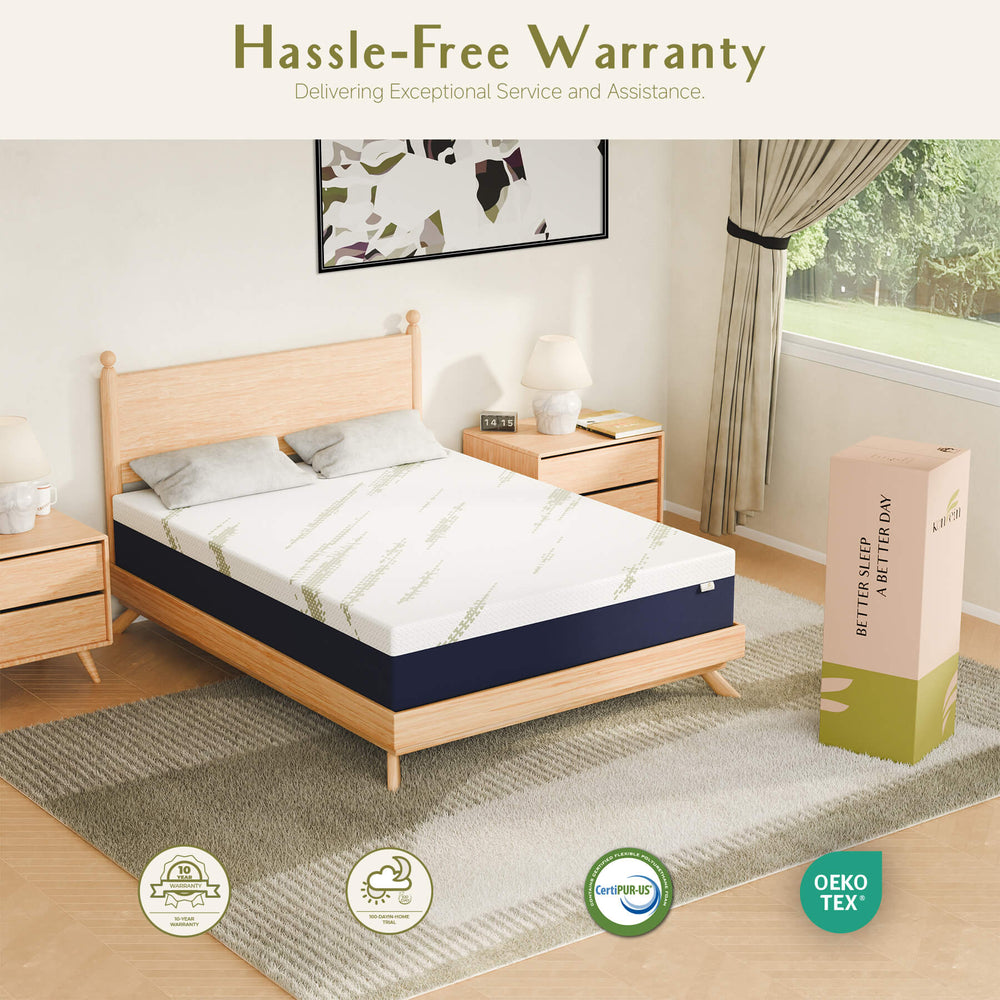 
                  
                    Konfein 12" Ripple Memory Foam Mattress
                  
                