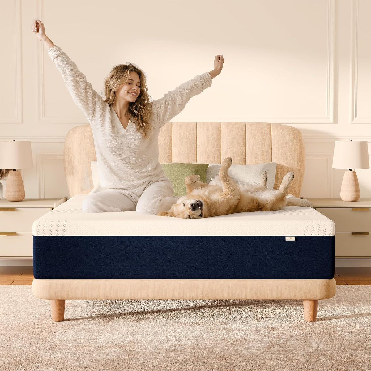 Konfein 10" PurrLuxe Graphene Memory Foam Mattress