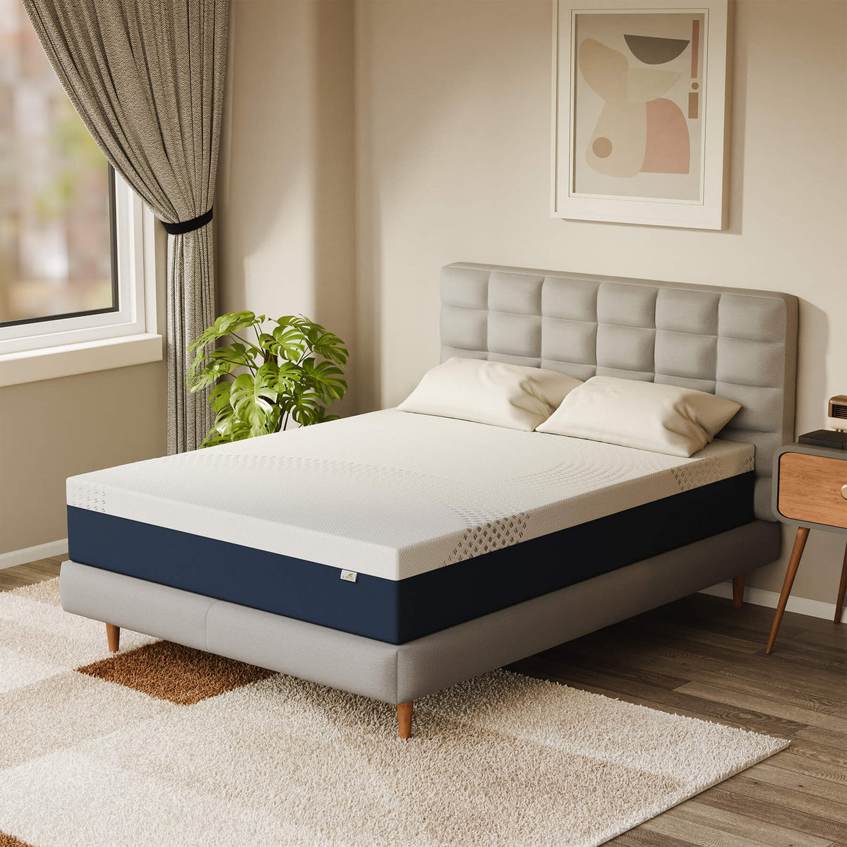 Konfein 12" Graphene Memory Foam Mattress
