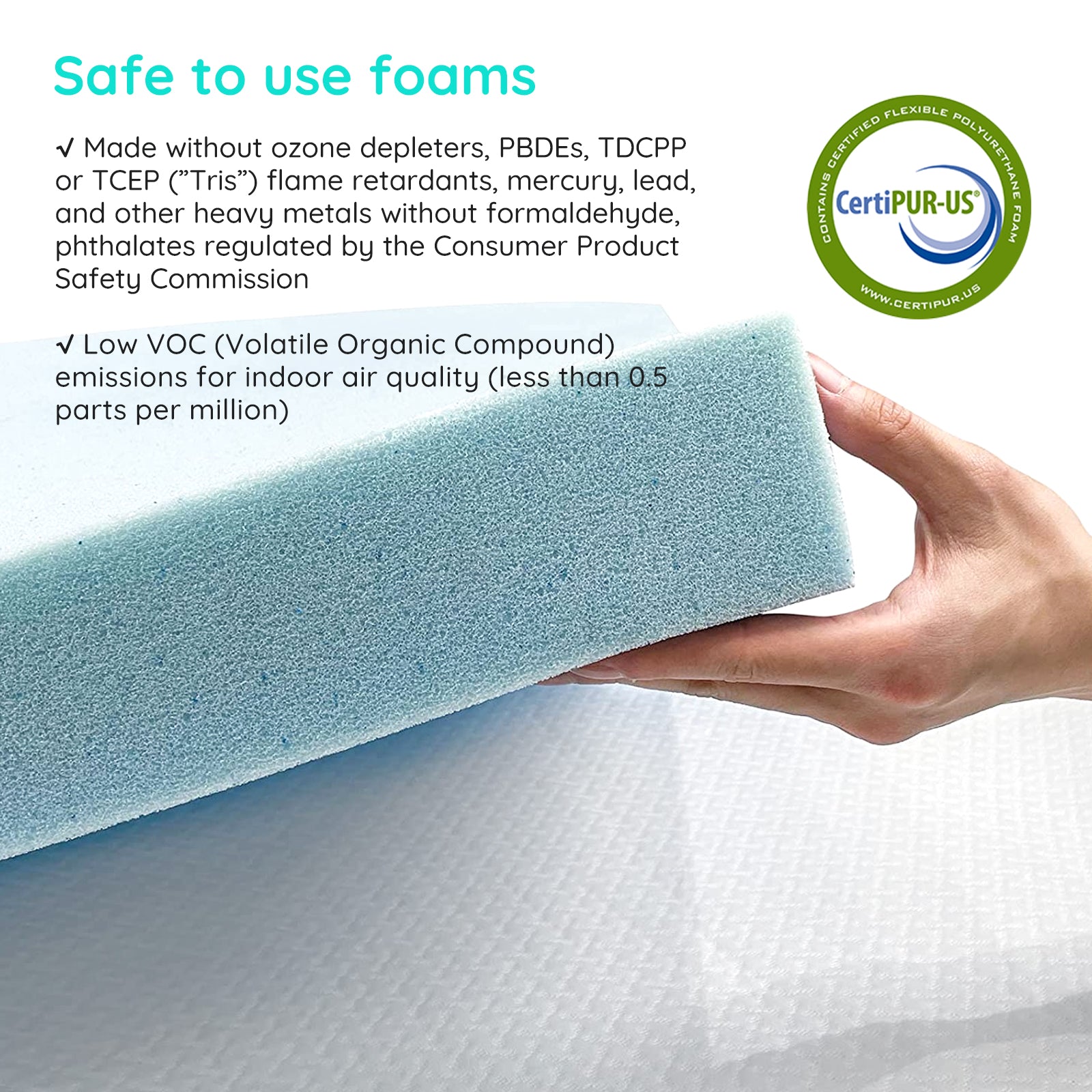 WAVV 2'' Cooling Gel Memory Foam Mattress Topper - Twin